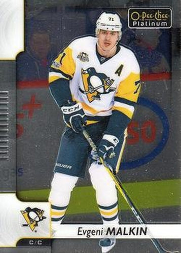 #66 Evgeni Malkin - Pittsburgh Penguins - 2017-18 O-Pee-Chee Platinum Hockey