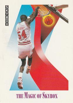 #566 Horace Grant - Chicago Bulls - 1991-92 SkyBox Basketball