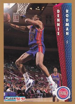 #66 Dennis Rodman - Detroit Pistons - 1992-93 Fleer Basketball