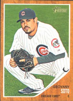 #66 Geovany Soto - Chicago Cubs - 2011 Topps Heritage Baseball
