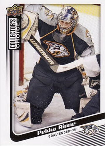 #66 Pekka Rinne - Nashville Predators - 2009-10 Collector's Choice Hockey