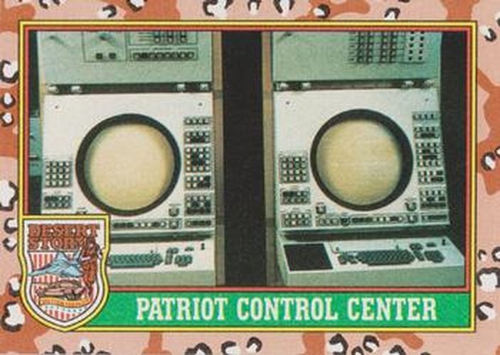 #66 Patriot Control Center - 1991 Topps Desert Storm