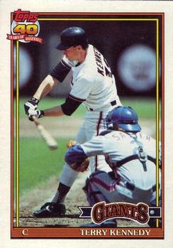 #66 Terry Kennedy - San Francisco Giants - 1991 Topps Baseball