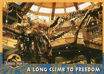 #66 A Long Climb to Freedom - 1993 Topps Jurassic Park
