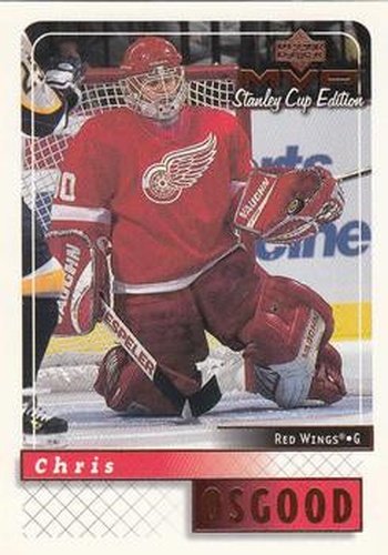 #66 Chris Osgood - Detroit Red Wings - 1999-00 Upper Deck MVP Stanley Cup Edition Hockey