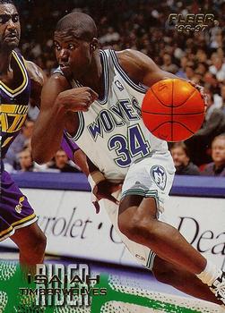 #66 Isaiah Rider - Minnesota Timberwolves - 1996-97 Fleer Basketball