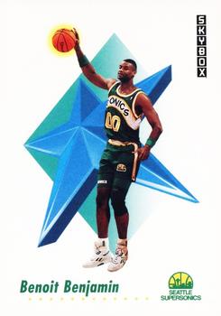 #266 Benoit Benjamin - Seattle SuperSonics - 1991-92 SkyBox Basketball