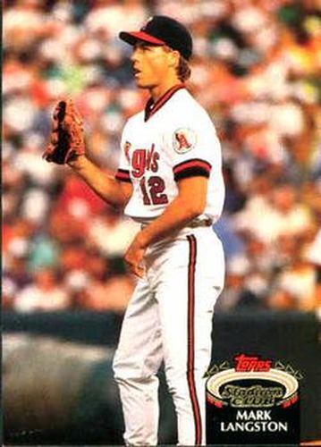 #670 Mark Langston - California Angels - 1992 Stadium Club Baseball
