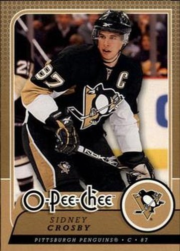 #670 Sidney Crosby - Pittsburgh Penguins - 2008-09 O-Pee-Chee Hockey