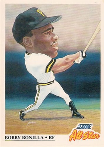 #670 Bobby Bonilla - Pittsburgh Pirates - 1991 Score Baseball