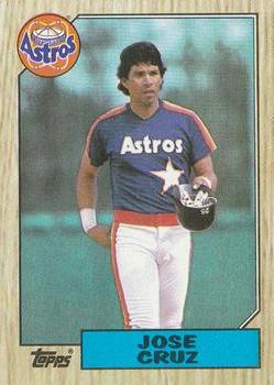 #670 Jose Cruz - Houston Astros - 1987 Topps Baseball