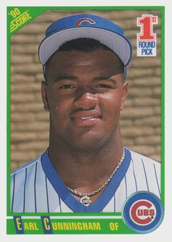 #670 Earl Cunningham - Chicago Cubs - 1990 Score Baseball
