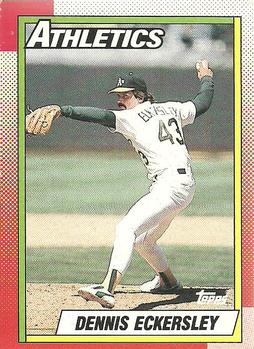 #670 Dennis Eckersley - Oakland Athletics - 1990 O-Pee-Chee Baseball