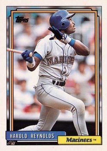 #670 Harold Reynolds - Seattle Mariners - 1992 Topps Baseball