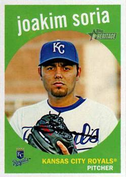 #670 Joakim Soria - Kansas City Royals - 2008 Topps Heritage Baseball