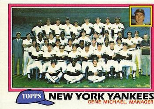 #670 New York Yankees / Gene Michael - New York Yankees - 1981 Topps Baseball