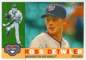 #670 Ross Detwiler - Washington Nationals - 2009 Topps Heritage Baseball
