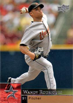 #670 Wandy Rodriguez - Houston Astros - 2009 Upper Deck Baseball