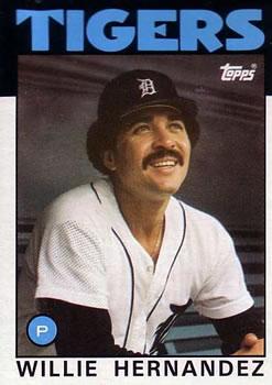 #670 Willie Hernandez - Detroit Tigers - 1986 Topps Baseball