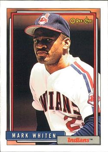 #671 Mark Whiten - Cleveland Indians - 1992 O-Pee-Chee Baseball