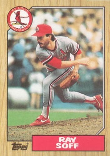 #671 Ray Soff - St. Louis Cardinals - 1987 Topps Baseball