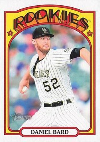 #671 Daniel Bard - Colorado Rockies - 2021 Topps Heritage Baseball
