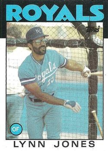 #671 Lynn Jones - Kansas City Royals - 1986 Topps Baseball