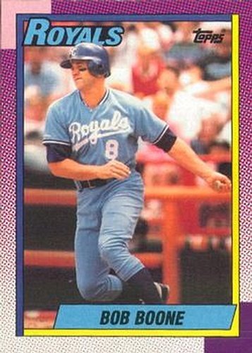 #671 Bob Boone - Kansas City Royals - 1990 O-Pee-Chee Baseball