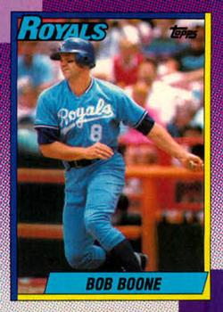 #671 Bob Boone - Kansas City Royals - 1990 Topps Baseball