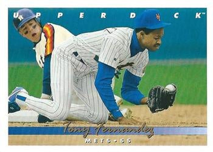 #672 Tony Fernandez - New York Mets - 1993 Upper Deck Baseball