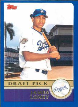 #672 James Loney - Los Angeles Dodgers - 2003 Topps Baseball