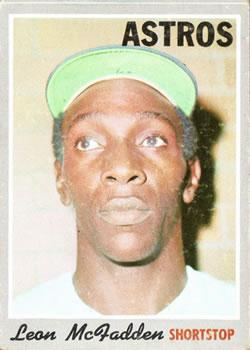 #672 Leon McFadden - Houston Astros - 1970 Topps Baseball