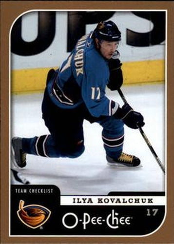 #672 Ilya Kovalchuk - Atlanta Thrashers - 2006-07 O-Pee-Chee Hockey