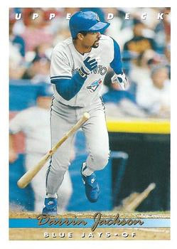 #673 Darrin Jackson - Toronto Blue Jays - 1993 Upper Deck Baseball