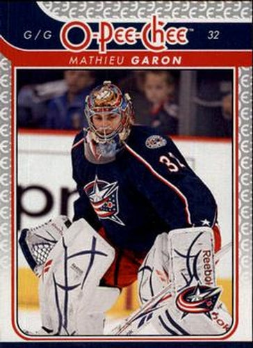 #673 Mathieu Garon - Columbus Blue Jackets - 2009-10 O-Pee-Chee Hockey