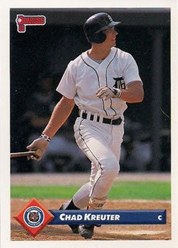 #673 Chad Kreuter - Detroit Tigers - 1993 Donruss Baseball