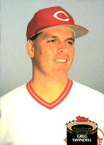 #673 Greg Swindell - Cincinnati Reds - 1992 Stadium Club Baseball