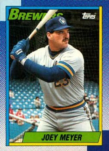 #673 Joey Meyer - Milwaukee Brewers - 1990 Topps Baseball