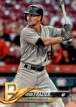 #673 Adam Frazier - Pittsburgh Pirates - 2018 Topps Baseball