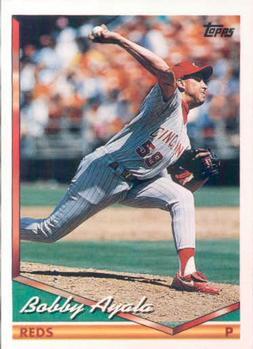 #673 Bobby Ayala - Cincinnati Reds - 1994 Topps Baseball