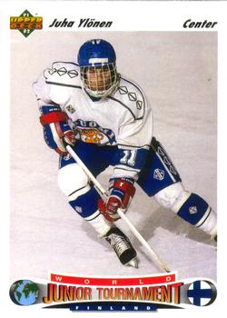 #673 Juha Ylonen - Finland - 1991-92 Upper Deck Hockey