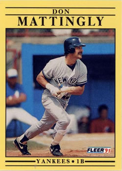 #673 Don Mattingly - New York Yankees - 1991 Fleer Baseball