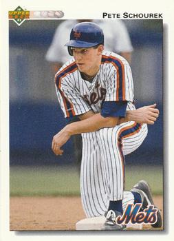 #673 Pete Schourek - New York Mets - 1992 Upper Deck Baseball