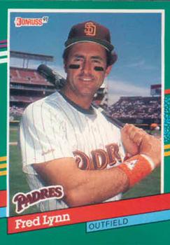 #673 Fred Lynn - San Diego Padres - 1991 Donruss Baseball