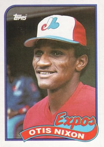 #674 Otis Nixon - Montreal Expos - 1989 Topps Baseball