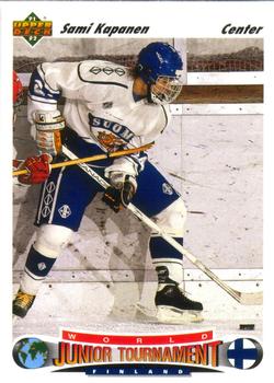 #674 Sami Kapanen - Finland - 1991-92 Upper Deck Hockey