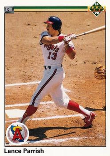 #674 Lance Parrish - California Angels - 1990 Upper Deck Baseball