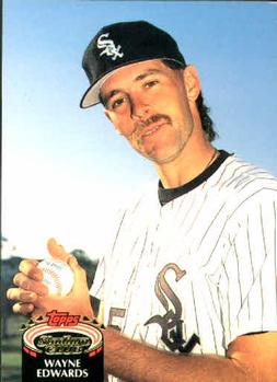 #674 Wayne Edwards - Chicago White Sox - 1992 Stadium Club Baseball