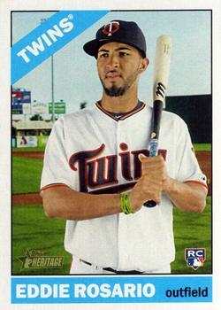 #674 Eddie Rosario - Minnesota Twins - 2015 Topps Heritage Baseball