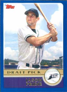 #674 Jason Pridie - Tampa Bay Devil Rays - 2003 Topps Baseball